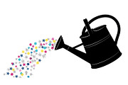 Watering Can Silhouette Bundle, an Illustration by Gaye Art (Thumbnail 10 of 31)