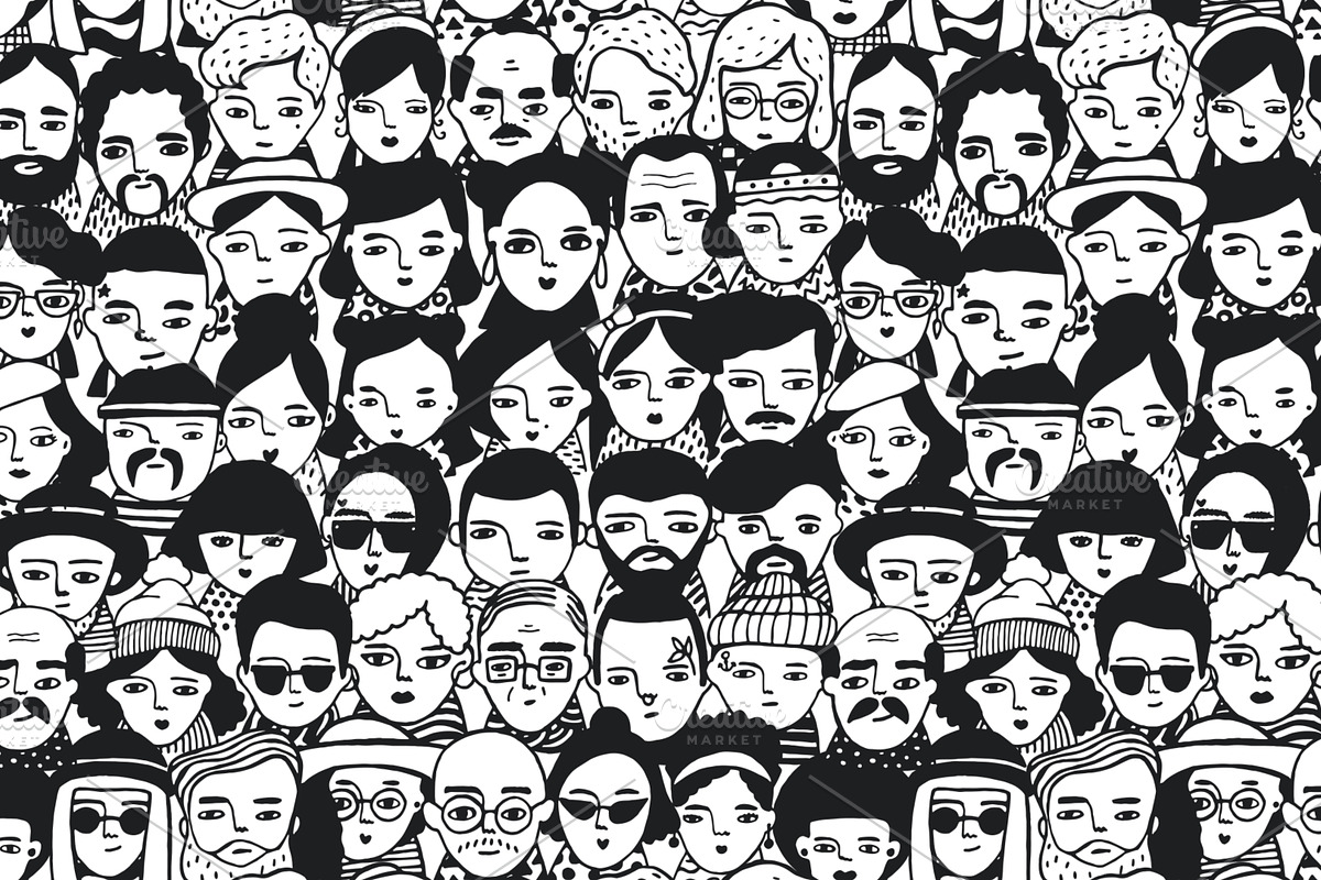 50 People avatars, a Person Illustration by Good Studio (Photo 2 of 3)