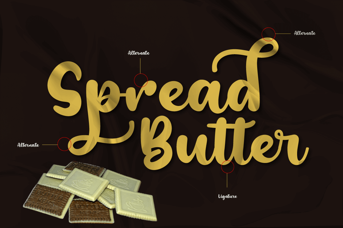 Andytes, a Script Font by twinstd (Photo 3 of 11)