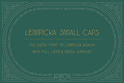 Lempicka Font Duo & Vector Ornaments, a Font by Molly Suber Thorpe (Thumbnail 4 of 11)