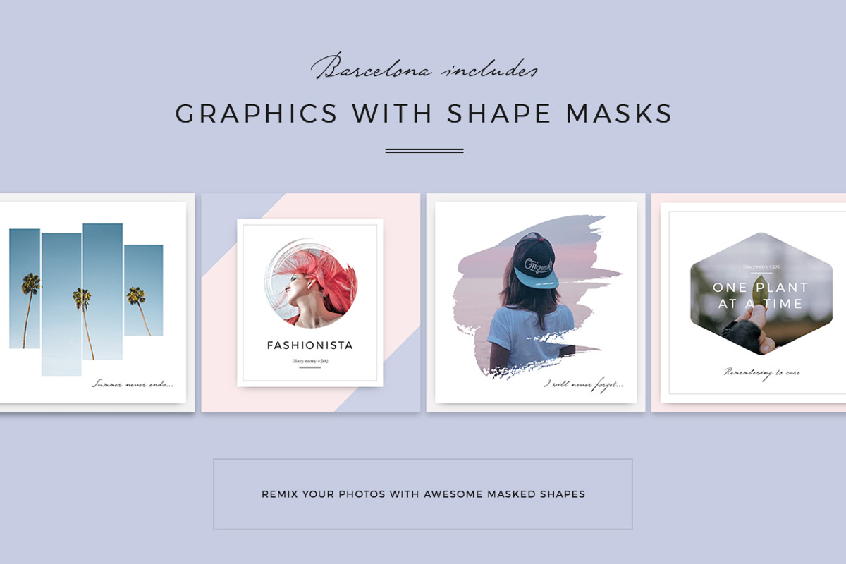 Barcelona: 175 SocialMedia Designs, a Social Media Template by NordWood (Photo 9 of 10)