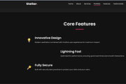 Stellar Theme – 3D Landing, a Landing Page Template by Modern Templates Studios (Thumbnail 2 of 7)