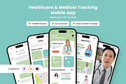 Healix - Medical Trackiing Mobile, an App Template by productype1 (Thumbnail 1 of 5)
