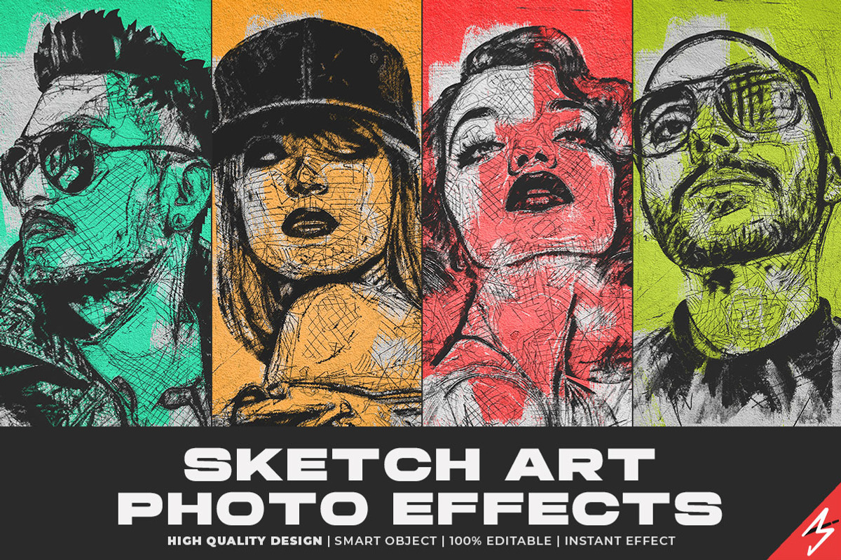 Sketch Art Photo Effects, an Action Add-On by Amorjesu.com (Photo 1 of 31)
