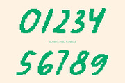 CS Airena Pixel, a Script Font by Craft Supply Co. (Thumbnail 4 of 8)