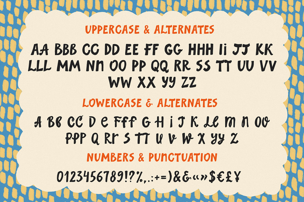 Sunday Picnic Bold Handwritten Font, a Handwritten Font by TD fonts (Photo 7 of 8)