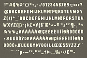 CHERNO HEAVY RETRO DISPLAY FONT, a Handwritten Font by Nattsologic (Thumbnail 2 of 8)