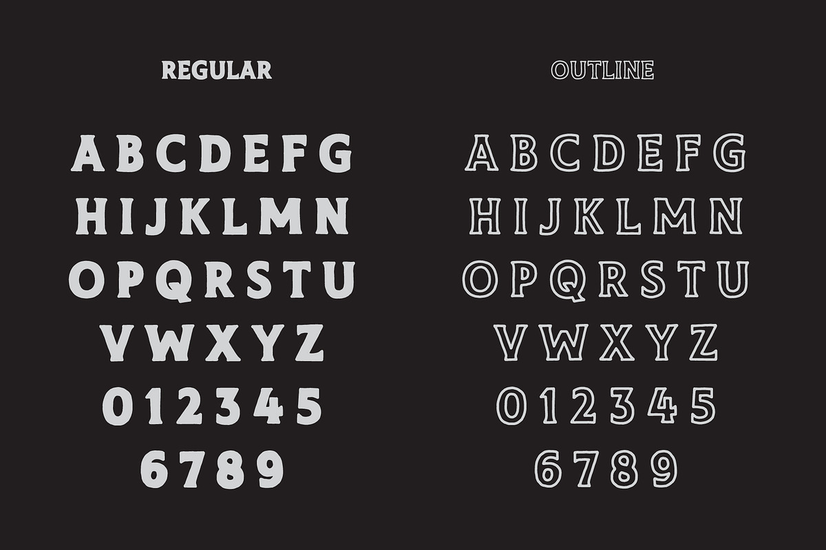 LARSIM Font + Extra, a Font by Blazing Sun Creative (Photo 3 of 8)