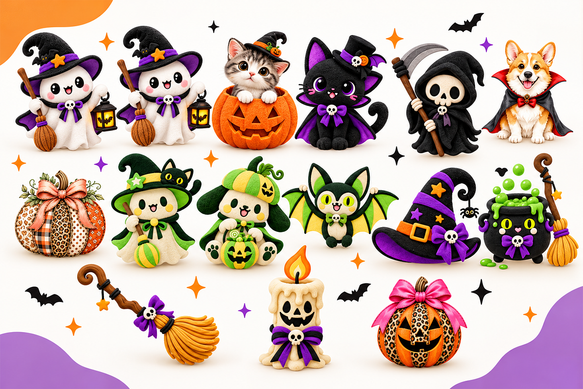 14 Cute Halloween Illustration PNG, an Arts & Entertainment Photo by Hamza067 (Photo 2 of 2)