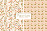 Whimsy Garden Floral Patterns, a Pattern Graphic by Eclectic Anthology (Thumbnail 4 of 14)