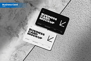 Business Card Mockup, an Advertising Mockup by SilverStudio778 (Thumbnail 1 of 4)
