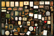 Velvet Heirloom: Museum Collage Kit, an Object Graphic by Anzhelika (Thumbnail 8 of 9)