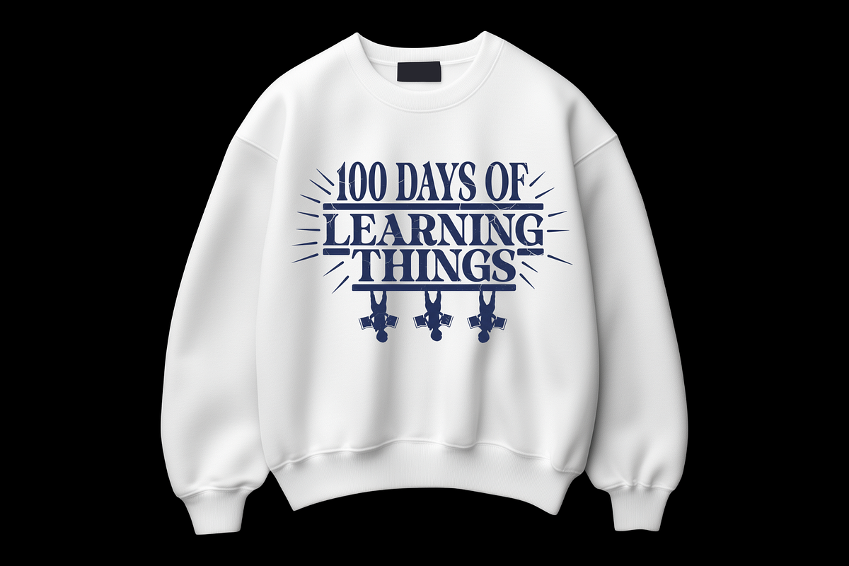 100 Days Of Learning Things PNG, a Graphic by Vector Portal (Photo 5 of 6)