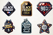 Black Friday Price Tags PNG Bundle, an Illustration by RobertsArt (Thumbnail 3 of 7)
