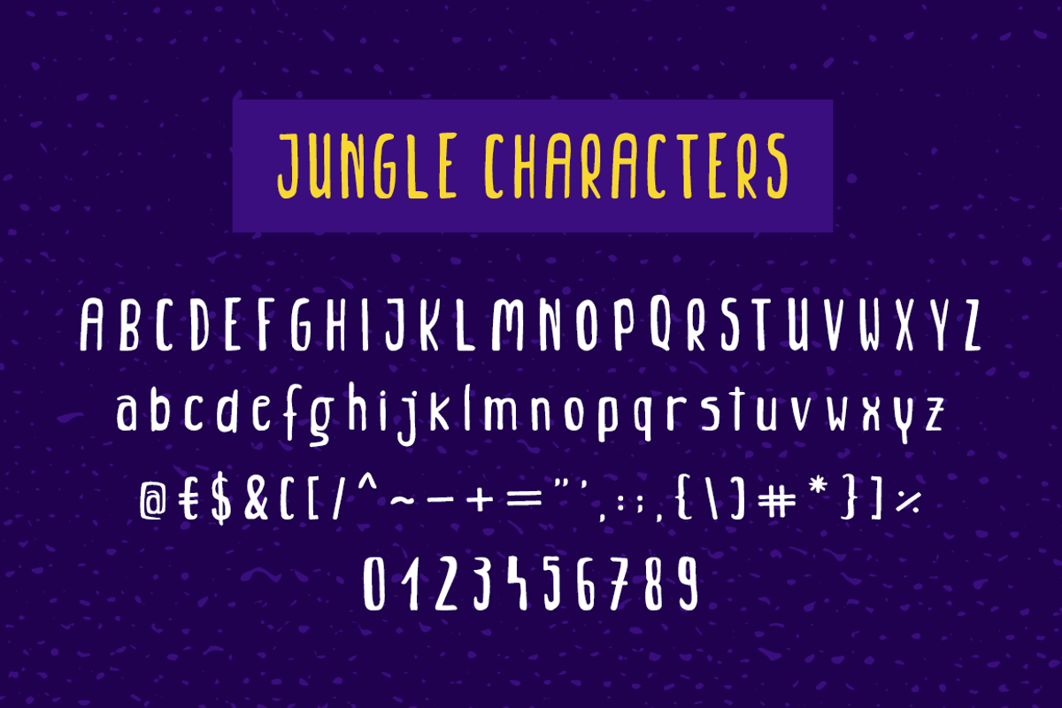 Jungle - Decorative Sans Serif preview 8