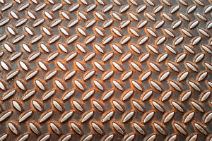 weathered steel mesh metal texture background AI generated, a Photo by WorldOfPhotos