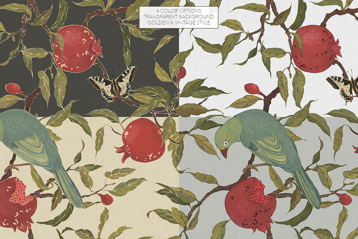 Vintage Garden - Pattern Collection, a Pattern Graphic by Alisa Fimen Design (Photo 9 of 10)