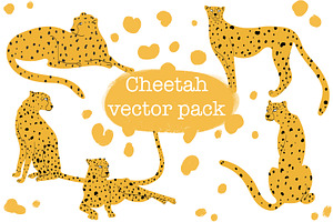 Cheetah Vector Pack