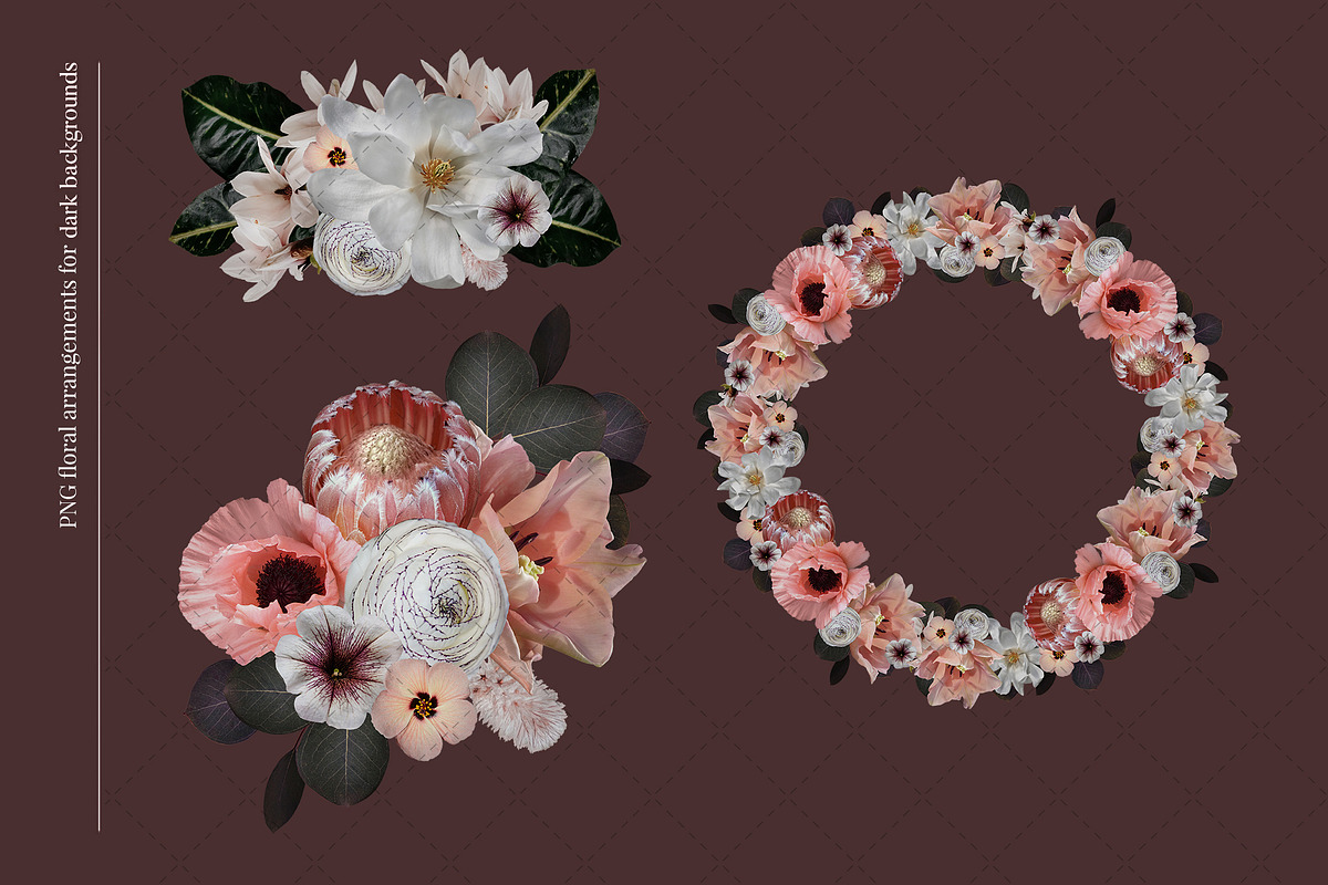 Isolated real flowers clipart set, an Object Graphic by The Graphic Parade (Photo 6 of 14)