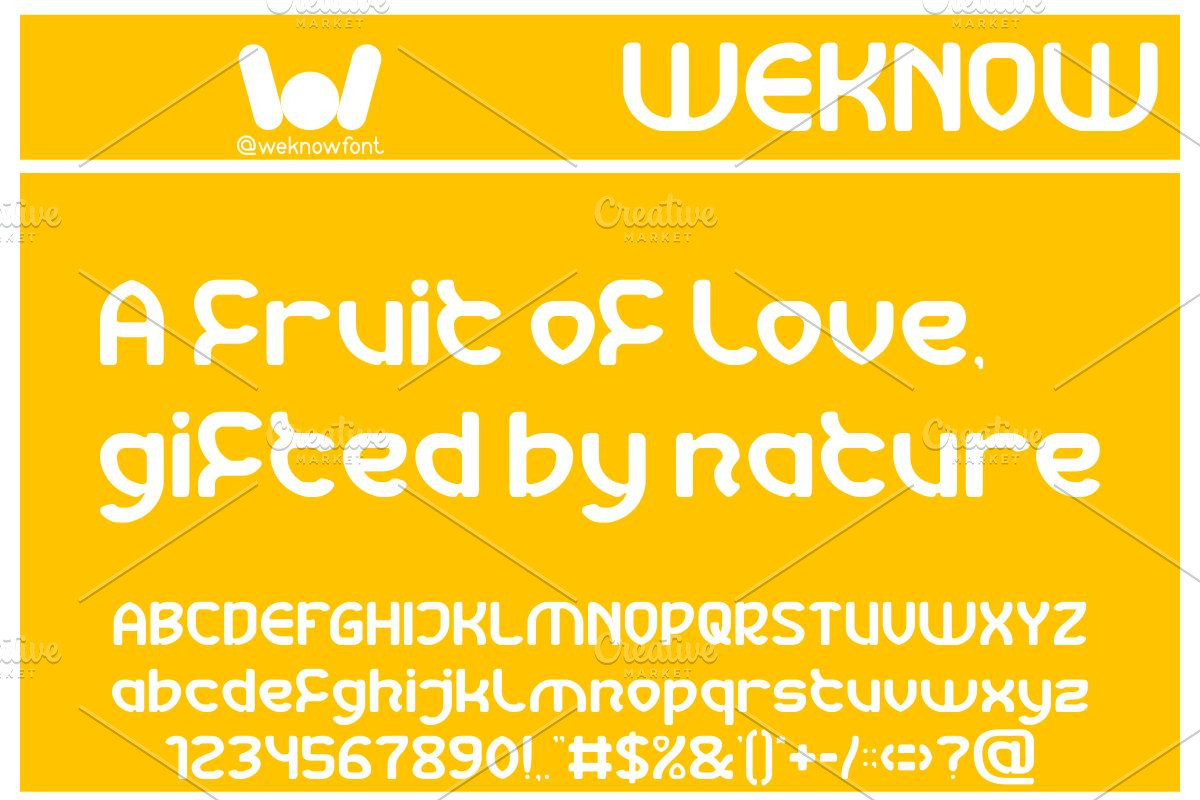 Super Friendly Font, a Font by weknow (Photo 2 of 8)