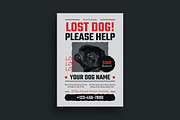 Lost Dog Flyer, a Flyer Template by Guuver (Thumbnail 1 of 3)