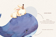 SWEET DREAM Watercolor clipart, an Object Graphic by OlliArtDesign (Thumbnail 6 of 6)