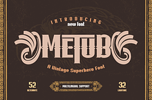 Metub – Display Hero Font