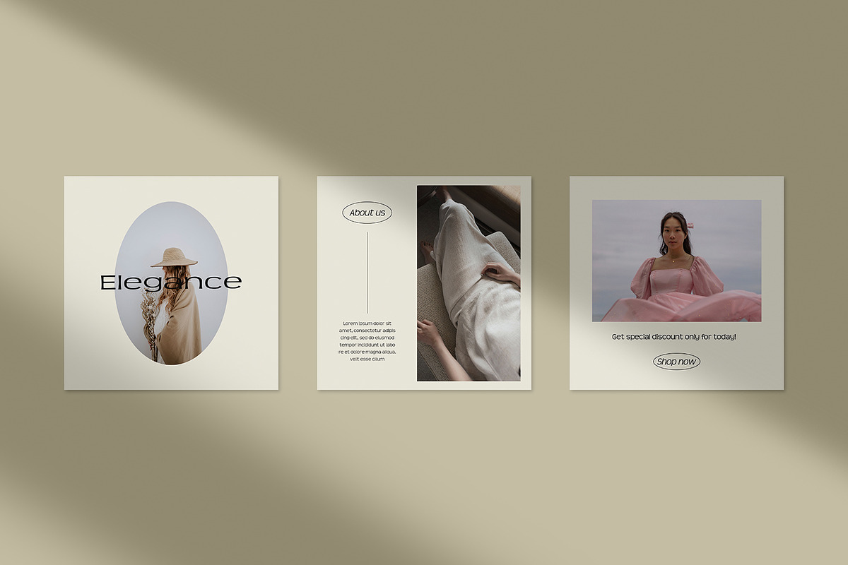 Avanti - Fashion Social Media Pack, a Social Media Template by Neetlabs Studio (Photo 3 of 5)