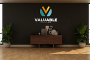PSD Modern Office Wall Logo Mockup, an Advertising Mockup by Ayy (Thumbnail 11 of 15)