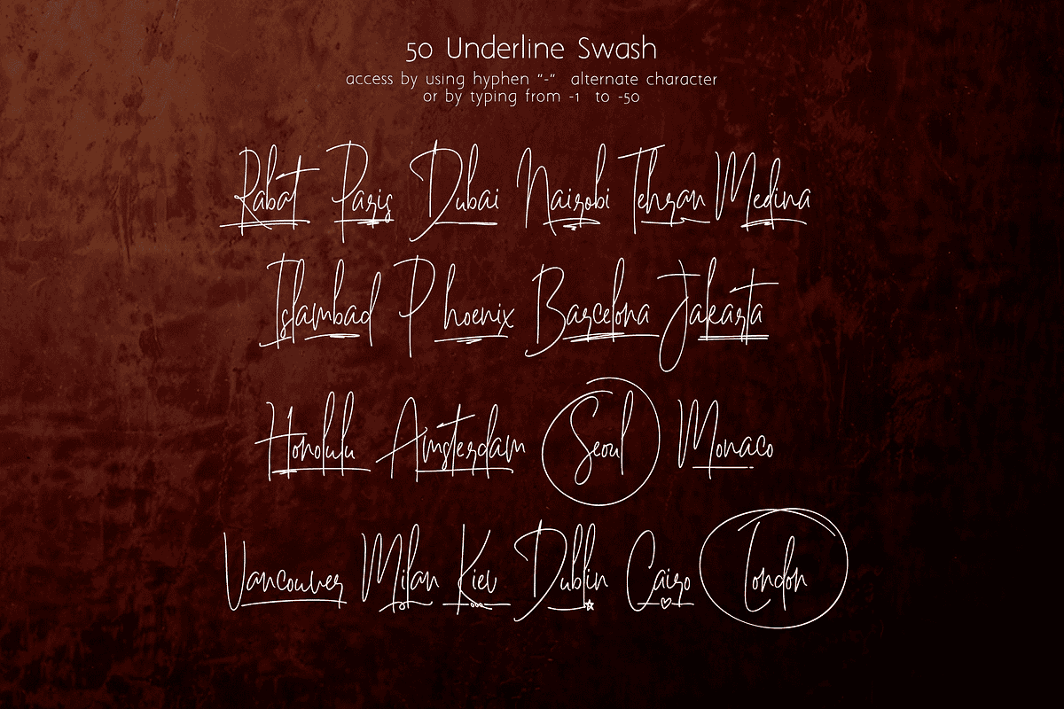 Majestic Writing Signature Font, a Handwritten Font by Letterhanna Studio (Photo 11 of 14)