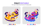 Amusement Park Illustrations, a Duotone Icon by Prosymbols (Thumbnail 3 of 8)