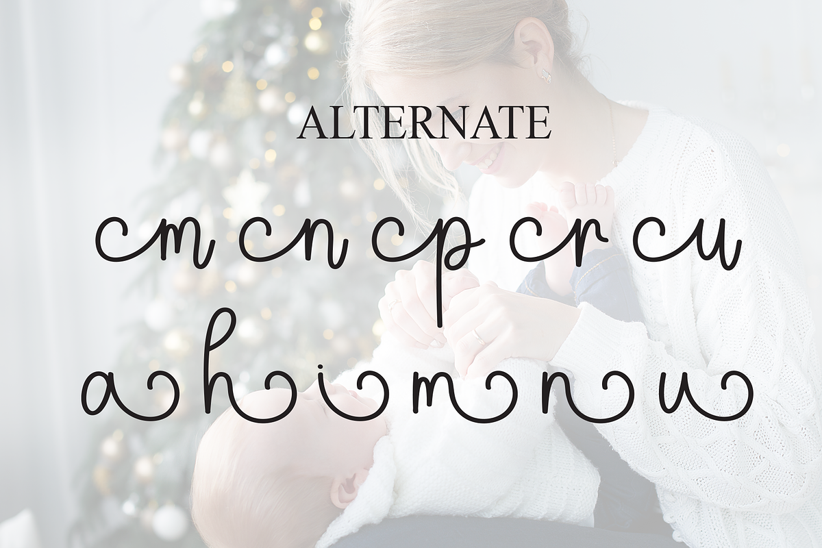 Mama | Script Font, a Handwritten Font by Scratchones (Photo 8 of 9)