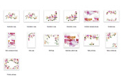 Set of Watercolour Wedding Cards, an Invitation Template by Karma (Thumbnail 9 of 9)