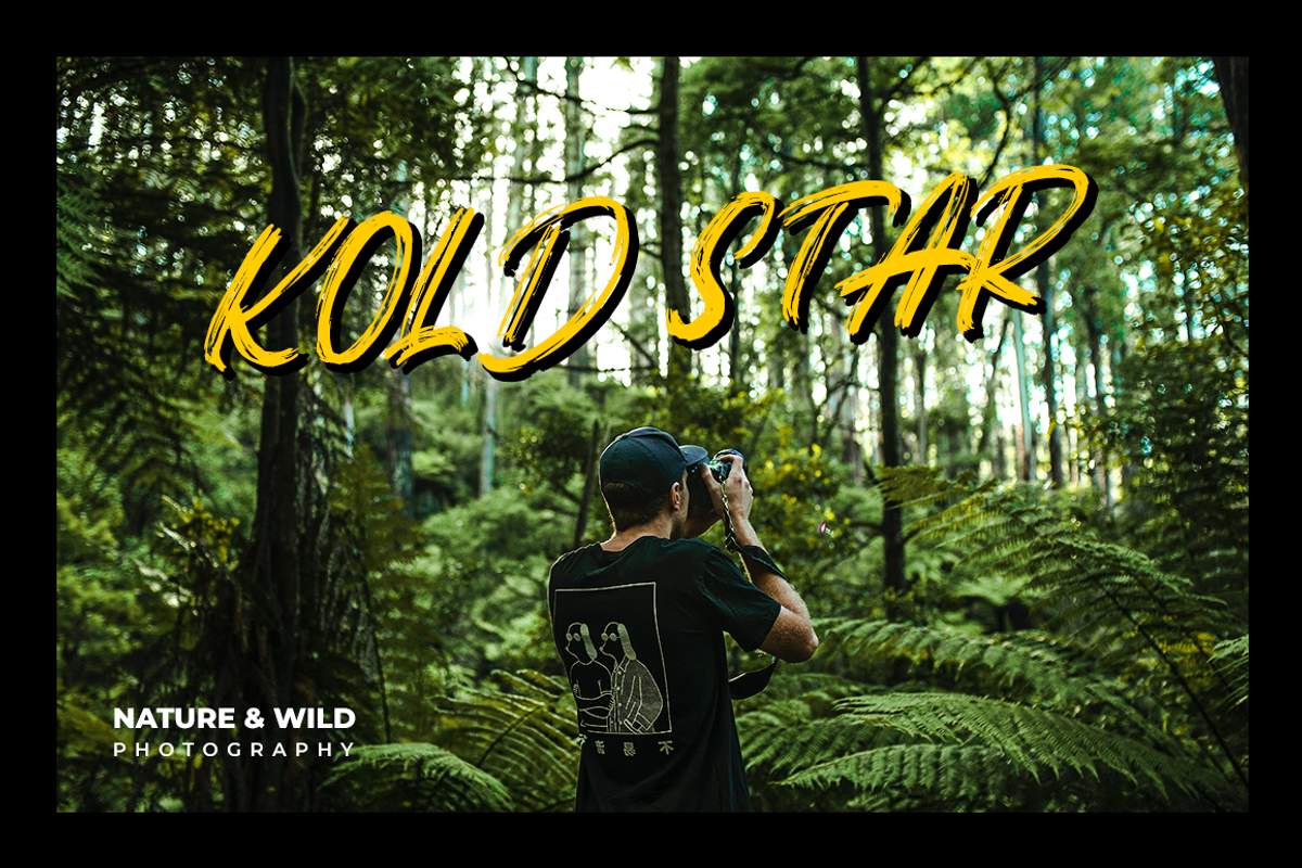 Geostar - Brush Font, a Handwritten Font by RockboyStd