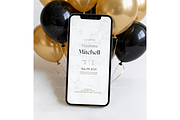 Graduation Smartphone Front Mockup, a Product Mockup by TatiMockup (Thumbnail 3 of 3)