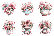 Whimsical spring clipart, an Illustration by SinaCreation (Thumbnail 4 of 11)