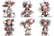 Whimsical Dolls Clipart Bundle, an Illustration by Craft Nest (Thumbnail 3 of 8)