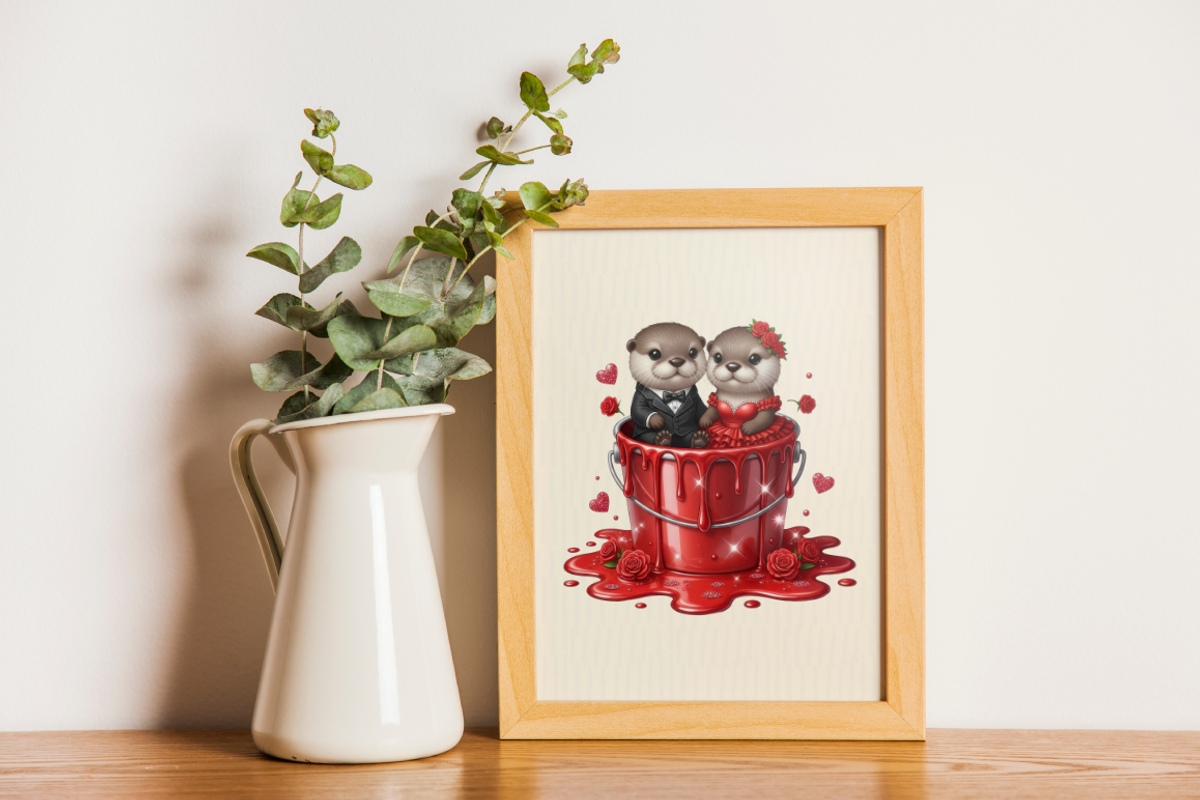 Cute Valentine Animals PNG Clipart, an Animal Illustration by KennedyStudio (Photo 5 of 5)