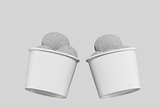 Ice Cream Cup Mockup, a Cups & Container Mockup by Bartama Graphic (Thumbnail 4 of 4)