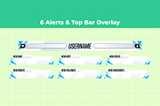 Pink and Blue Theme Overlay Stream, a Design Template by Mhagi27 (Thumbnail 2 of 2)