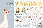 Baby Ducks watercolor set, an Animal Illustration by Estudio 812 (Thumbnail 3 of 8)