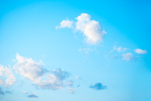 Blue sky and white clouds, a Nature Photo by Vapi