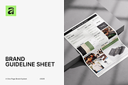 A3 Brand Guideline Sheet Template, a Presentation Template by BY NAD (Thumbnail 1 of 3)