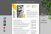 Resume/CV Template | Canva, a Resume Template by ArtisticLand (Thumbnail 1 of 7)