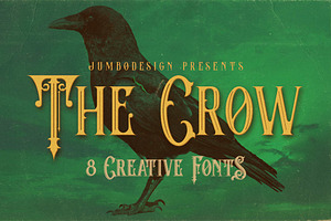 The Crow - Vintage Style Font, a Font by JumboDesign