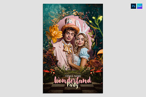 Wonderland Flyer Template, a Flyer Template by BrandPacks
