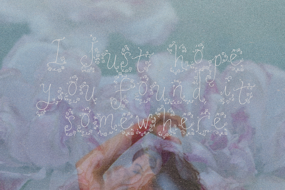 Whimsical Floral Script Font Trio, a Handwritten Font by Laras Wonderland (Photo 9 of 12)