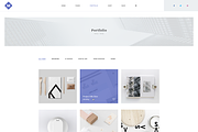 M - Minimal PSD Portfolio Template, a Landing Page Template by bigpsfan's SHOP (Thumbnail 10 of 24)