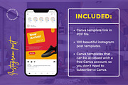 Fashion Sale Content Instagram Posts, a Social Media Template by emcrea (Thumbnail 5 of 9)