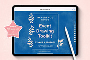 Procreate Event Drawing Toolkit, a Brush Add-On by Rosangela Curti (Thumbnail 15 of 17)